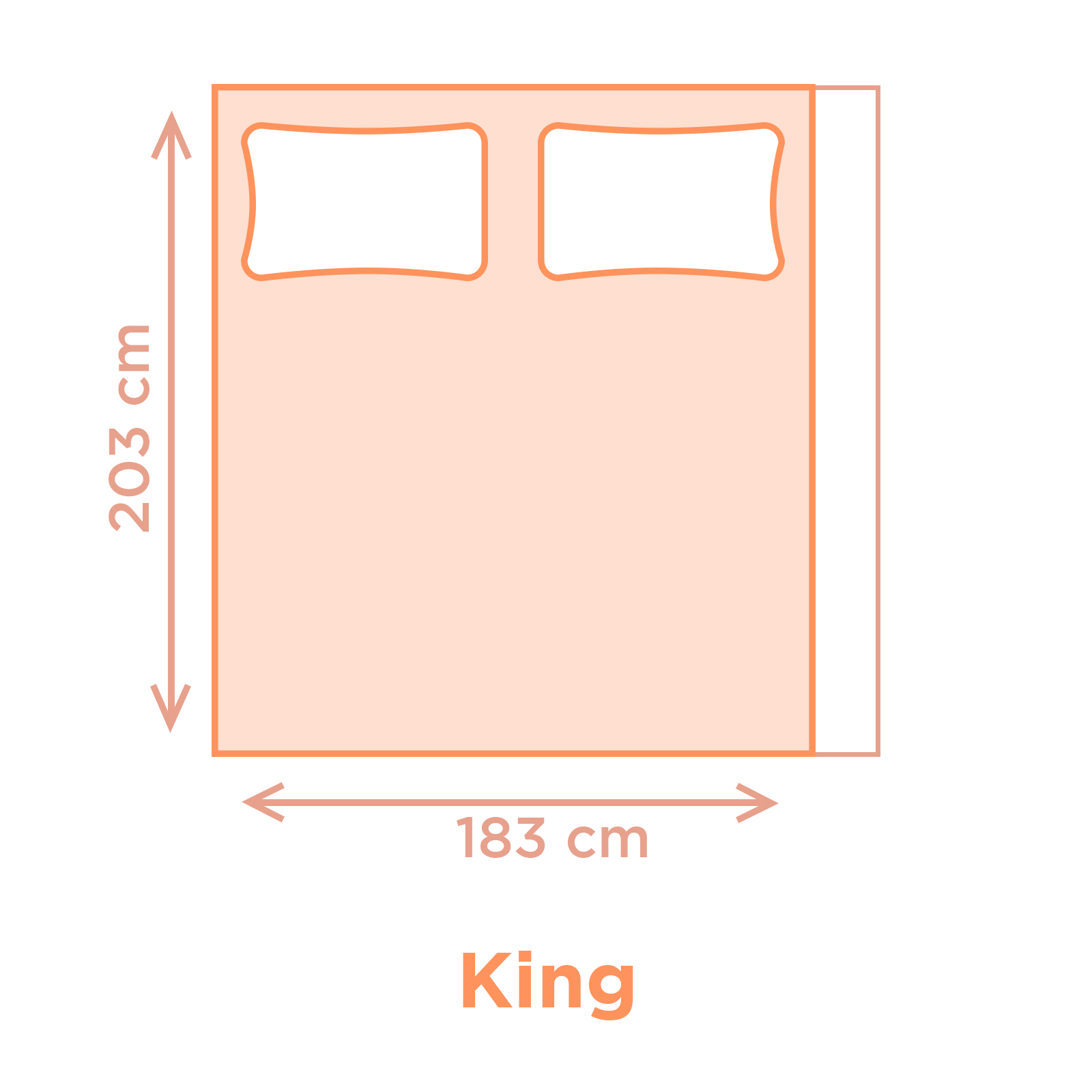 King Mattress Size & Dimensions in Australia