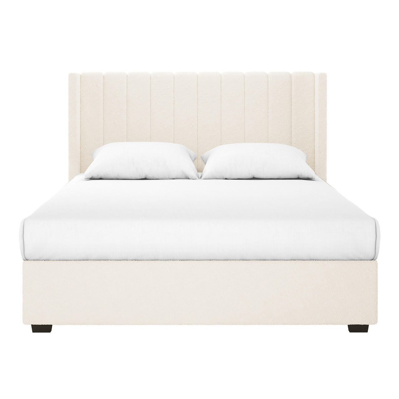 Septima and Fulvia Boucle Bed Package - Cream White