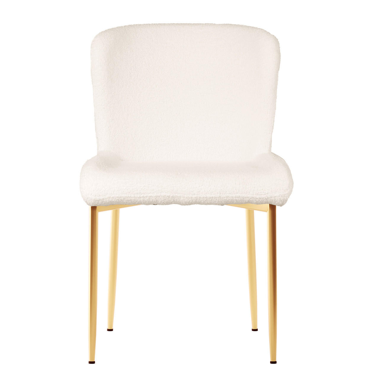 Adela Boucle Dining Chair (Set of 2) - White