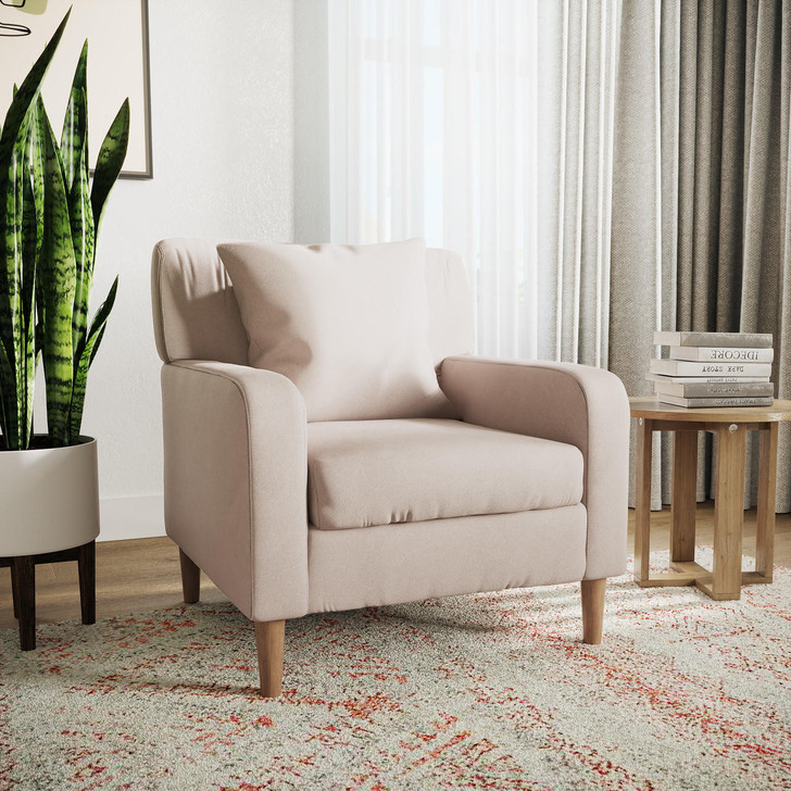 Addie Linen Armchair with Cushion